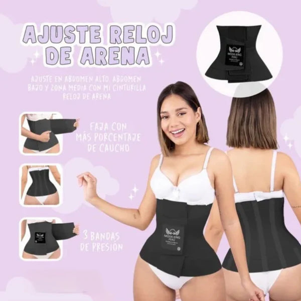 ¡Faja Cinturilla Reloj de Arena Reductora! ⏳🔥 Moldea tu Figura al Instante 💃 Oferta de Otoño + Envío Gratis 🍂🚚 ¡Luce la Cintura que Siempre Soñaste! (COLOR SE ENVÍA AL AZAR, ENTRE BEIGE Y NEGRO)