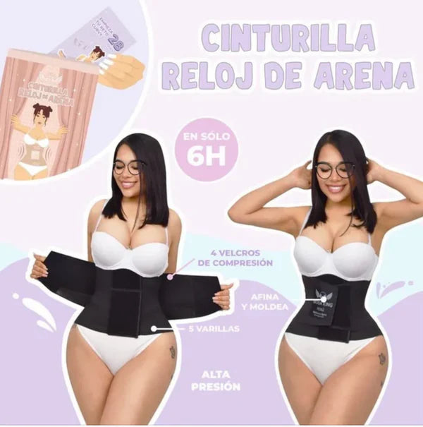 ¡Faja Cinturilla Reloj de Arena Reductora! ⏳🔥 Moldea tu Figura al Instante 💃 Oferta de Otoño + Envío Gratis 🍂🚚 ¡Luce la Cintura que Siempre Soñaste! (COLOR SE ENVÍA AL AZAR, ENTRE BEIGE Y NEGRO)