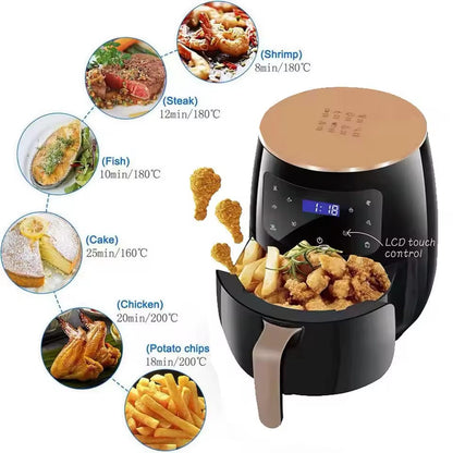 Freidora De Aire 6L — Cocina saludable, sabor insuperable 🍟🔥